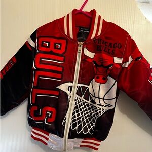 Chicago Bulls Red and Black Jacket